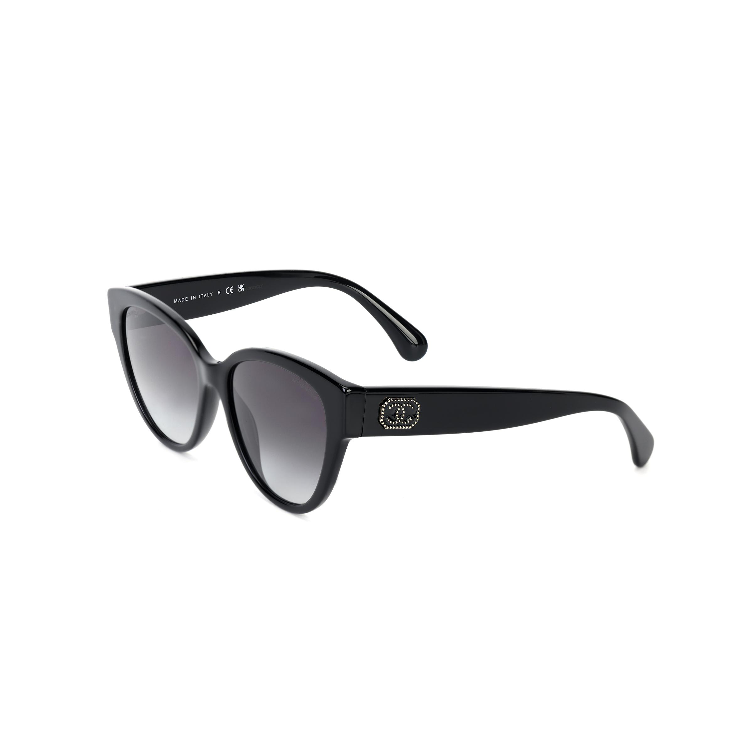 

Chanel Side Leg Letter Logo UV Protection Butterfly Sunglasses Unisex sunglasses Black CH5477-1403/S6 Black,56