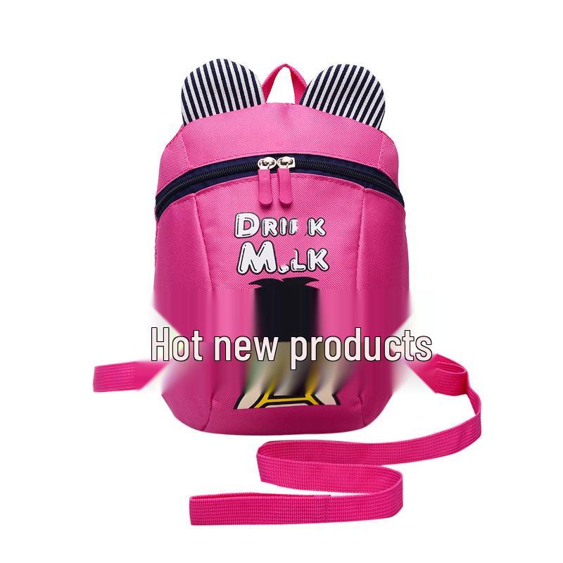 Little Bear Anti-Lost Backpack for Ages 1-3: Cute Pig Design for Boys & Girls, Ideal for Kindergarten and Preschool.