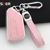 Tpu Car Key Case Cover Shell Fob Keychain For Vw Volkswagen Golf 8 Mk8  For Skoda Octavia For Seat Holder Fob Accessories