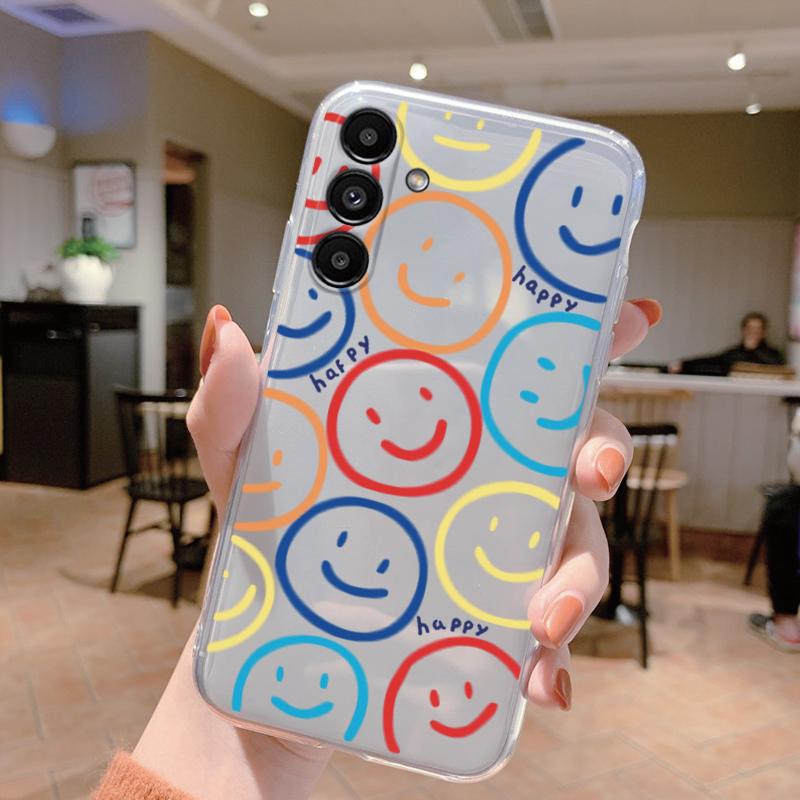 For Samsung A15 5G Case 6.5 Inch Face Cover Soft Silicone Clear TPU Phone Case For Samsung Galaxy A56 A16 A26 A36 Fundas Bumper