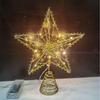 Yuzhu Line Tree Top Star Christmas Tree and Window Decorations