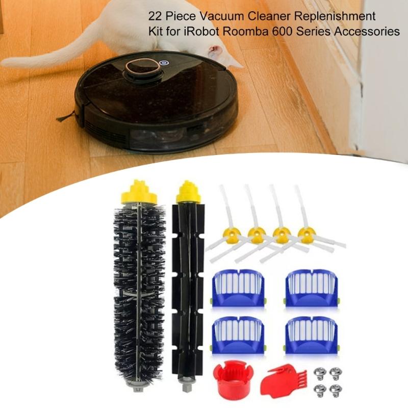 Main Brush Vacuum Cleaner Filter Side Brush Replacement Part Sweeping Robot Accessories for 645 646 647 648 649 Models