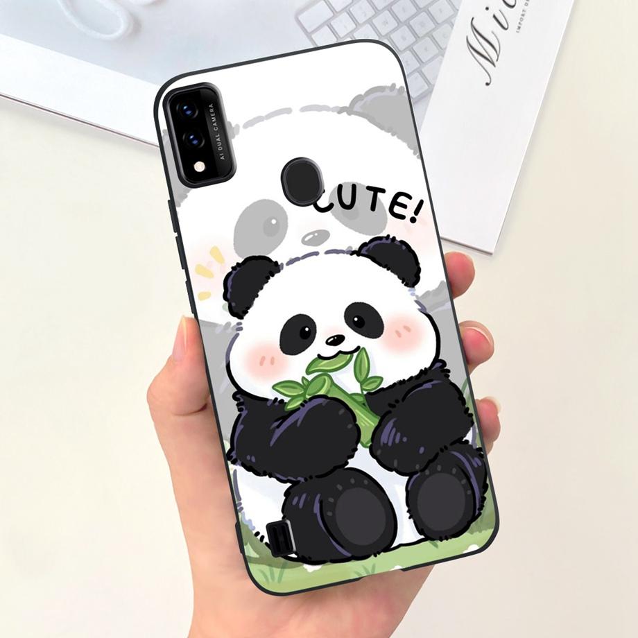 For ZTE Blade A51 A71 2020 Phone Case ZTE Blade A7020 A7s Back Cover Stylish Pattern Soft Silicone TPU Coque Funda Panda Housing