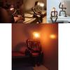 Vintage Industrial Style Water Pipe Robot Table Lamp Perfect For Coffee Bars And Desks