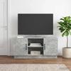 TV Cabinet Concrete Grey 102 x 34.5 x 47 cm Engineered Wood