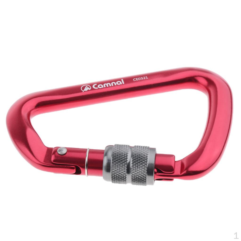 28KN Screw Locking Carabiner Climbing Equipment
