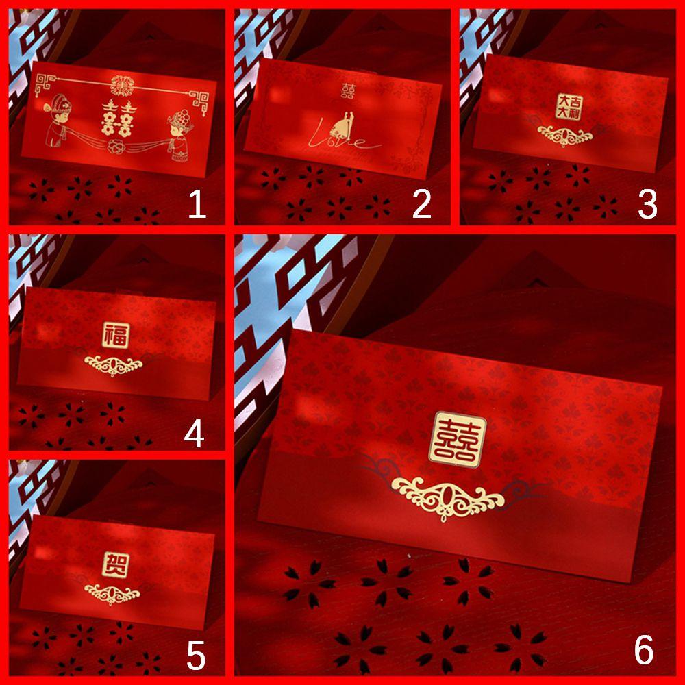 Hongbao Festival Wallet Wedding Red Envelopes New Year Decoration Money Pockets Gift Packing Bag