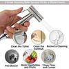 Handheld Toilet Bidet Faucet Sprayer Hand Sprayer Shower Head Self Cleaning No Punch Stainless Steel Bathroom Bidet Spraye Set