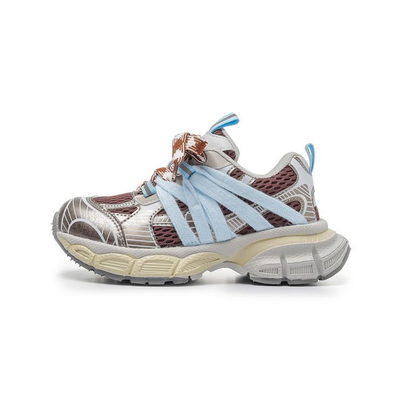 Kids Chunky Sneakers Boys Girls Lightweight Breathable Casual Shoes Fall Outdoor Use