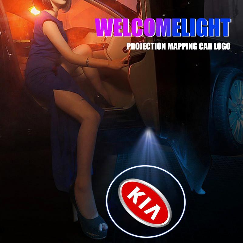Car Door HD LED Courtesy Light Laser Projector Welcome Lamp For For Kia Sportage Ceed Sorento Optima Picanto Rio Soul K5 Stonic