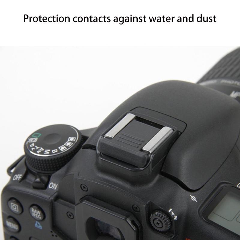 Universal Black Camera Flashlight Hot Shoe Cover Cap for Panasonic for Olympus Pentax DSLR SLR Evil Camera