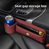 High-quality Leather Car Seat Gap Storage Box Cup Holder Auto Interiors For Chevrolet Equinox Tahoe Trailblazer  Impala Sonic