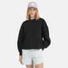 Timberland Solid Color Round Neck Long Sleeve Pullover Sweatshirt Women Sweatshirt Black A5NQQ-001