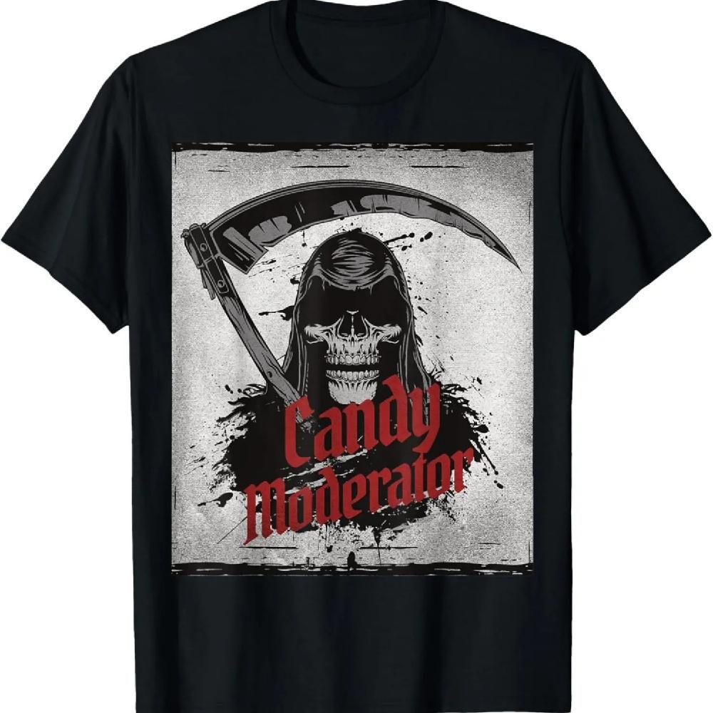 

Halloween Candy Moderator Costume of Death T-Shirt XXXXXL чёрный