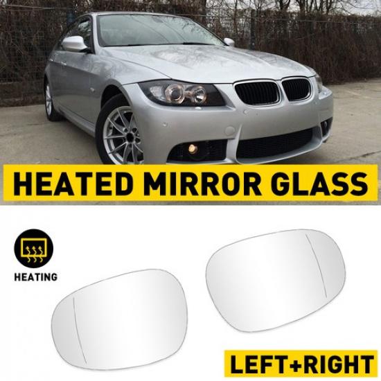 

LH & RH Glass Heated Side Mirror For BMW E81 E90 E91 E92 335i 325i 328i 45180 BA