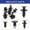 Plastic Rivets, 120Pcs Plastic Push Pin Clips Body Rivets Compatible With UTV ATV Motorcycle M6 M7 M8 Retainer Fastener Replace 7661855 Fits For