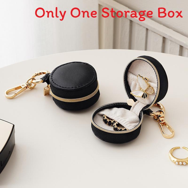 Jewelry Organizer Case With Leather Material For Travel And Gift Use