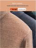 Herren Fleece-gefütterter Winter-Stickpullover
