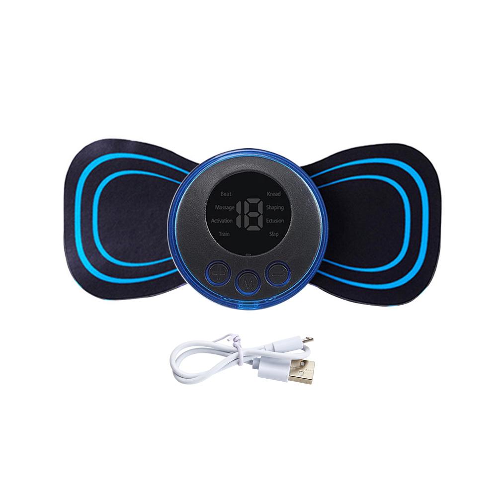 

Mini Portable Neck Massager Electrical Pulse Cervical Spine Massage Patch Muscle Relaxation Massage and Pain Relief Device