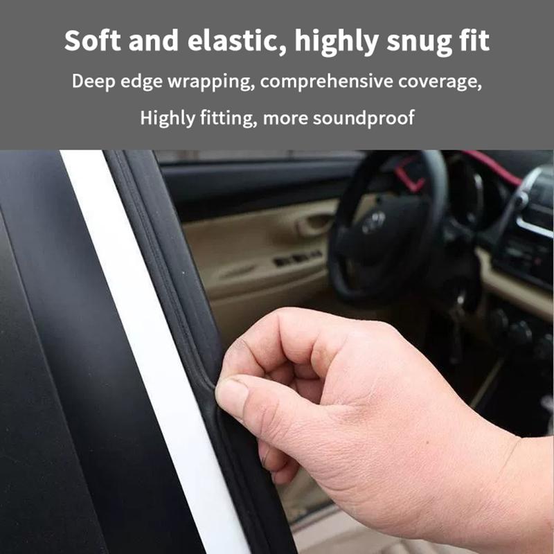 

Universal Car Door Soundproof Anti-Dust Seal Strip Car Door Seal Strip 5 Meters Weatherstrip Rubber Seals Auto Accessories ONE SIZE