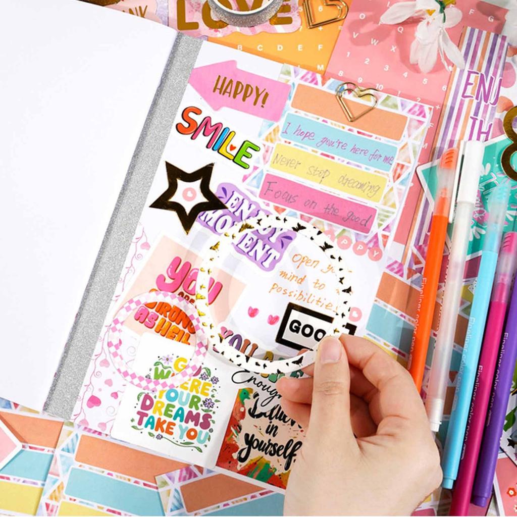Girls DIY Journal Set - DIY Journal Set For Teen Girls, Stationery Set, Scrapbook And Journal Supplies Set, Journal Art Craft Set1ML