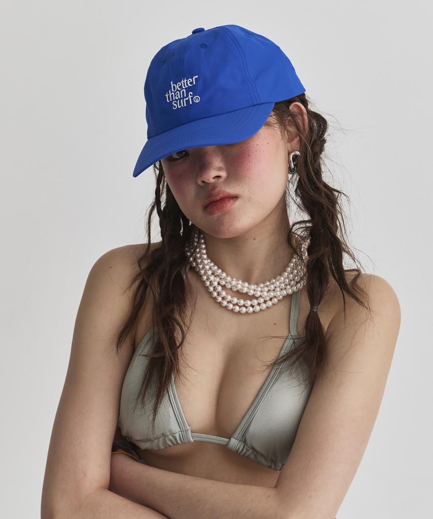 BETTER THAN SURF Smile Logo Strandkappe - Blau