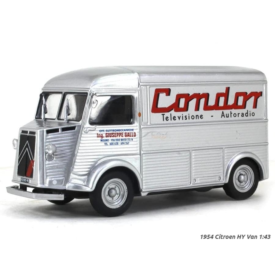 Citroën Type H Van Die-Cast Model 1/43 CITROËN H-TYPE VAN CONDOR 1954 (Silver)