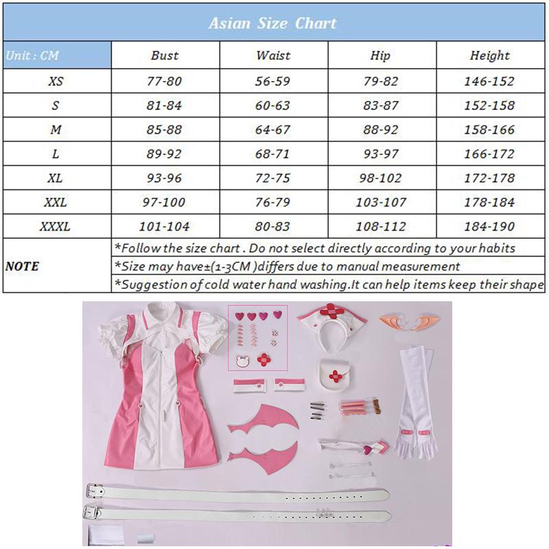 Game Muse Dash Nocturne Bloodheir Buro Costume Halloween Vampire Nurse Blood Syndrome Buro Women Dress