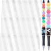 100 Pcs Stainless Steel DIY Pen Extenders for Beadable Pens, 4.6 Inches Metal Pen Extender Rods, Blank Bars Replacement for Beadable Pens, DIY Crafts