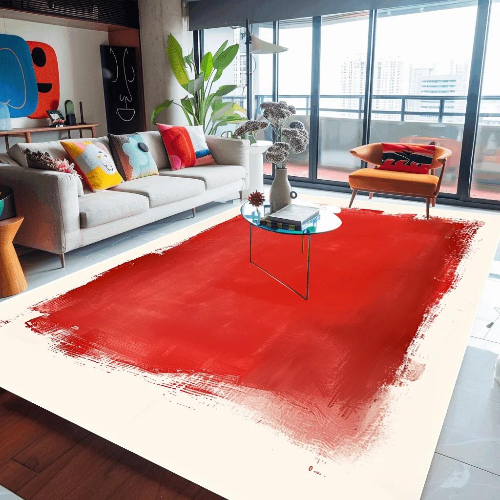 Modern Minimalist Gradient Color Carpet Living Room Large Area Carpets Bedroom Decoration Rug Hotel Commercial Rugs Non-slip Mat