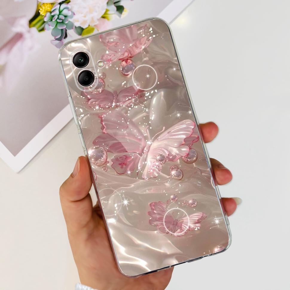 Pour Samsung Galaxy A04 Coque A04e Mignon Mode Arrière Souple Silicone Coque Pour Samsung A 04 Galaxy A04e A04 Fundas Coque