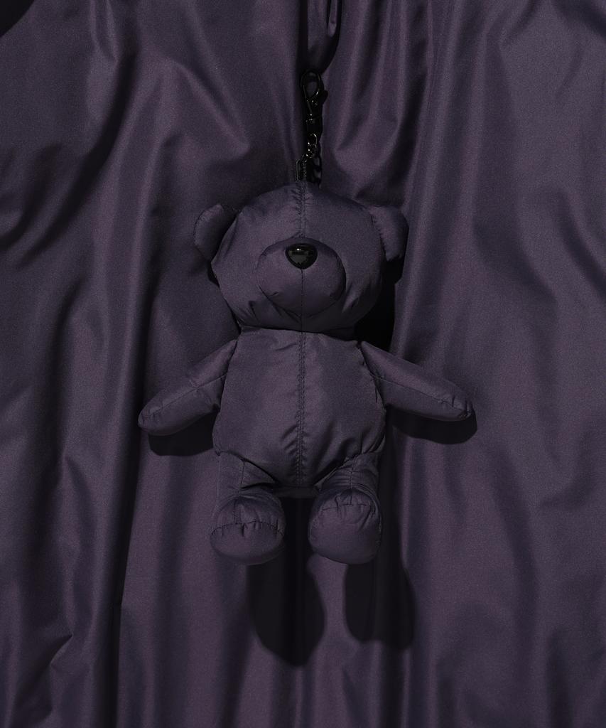 Physical Department Bear Keyring Puffer Jacket Purple
