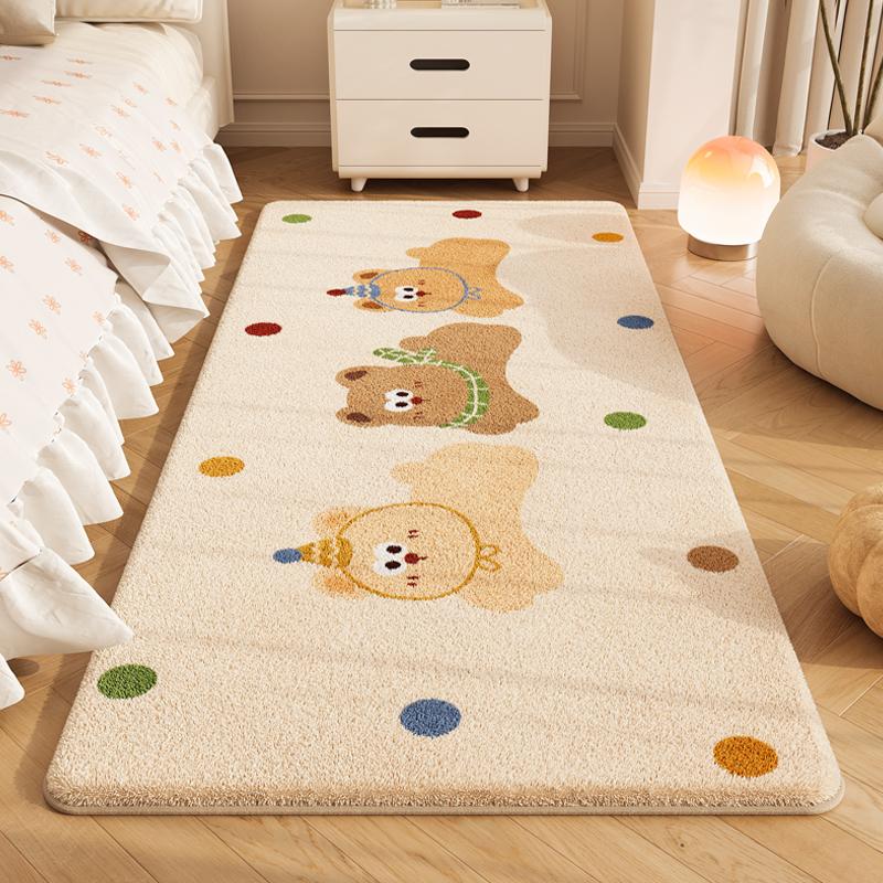 Manta de noche para niños,alfombra de felpa de dibujos animados para dormitorio de niñas 80cm x 160cm