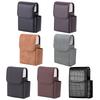 Stylish Unisex Cigarettes Case with Integrated Lighter Holder PU Leather Lighter Organizer Cigarettes Storage Container