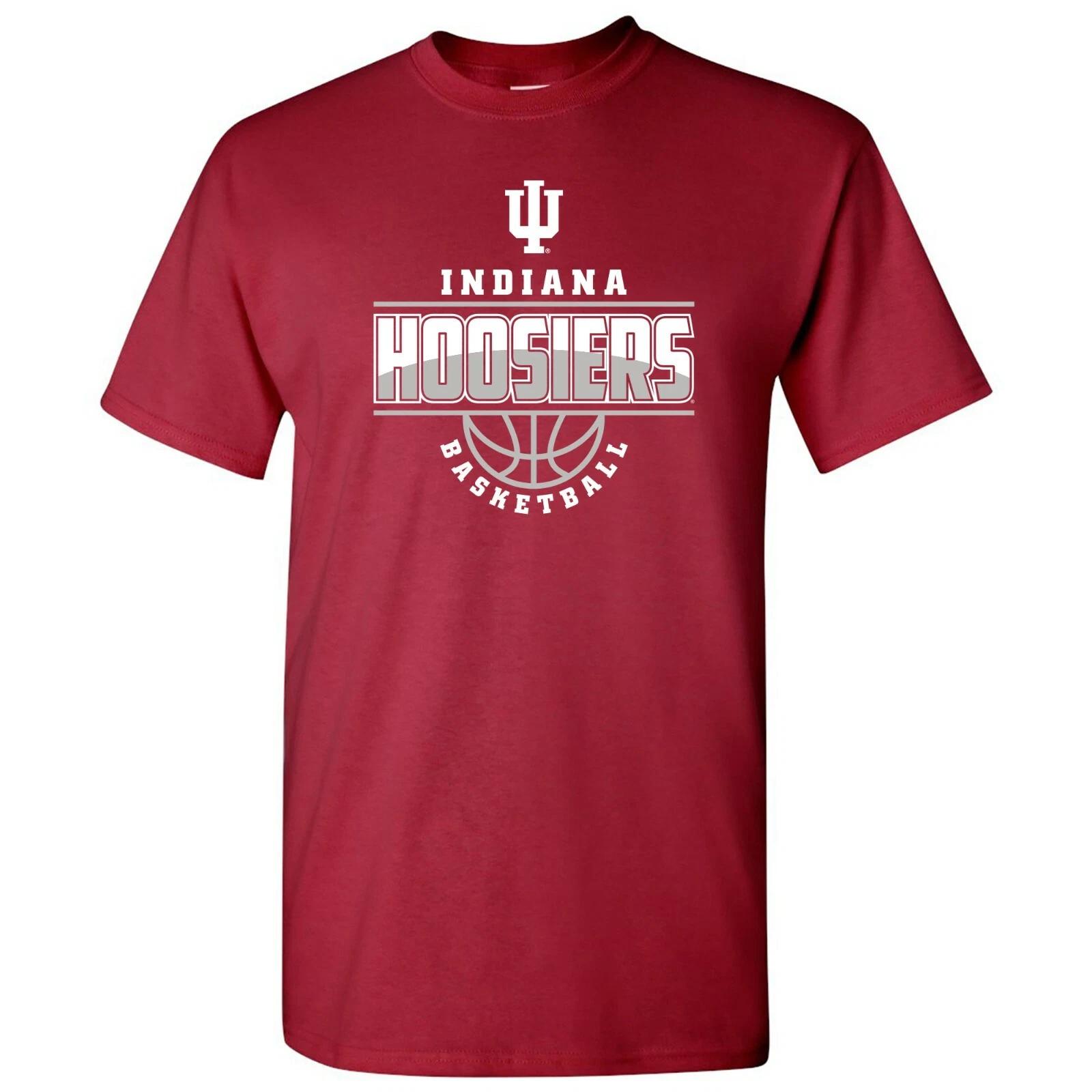 Indiana Hoosiers Wordmark Basketball T Shirt - Cardinal 2XL
