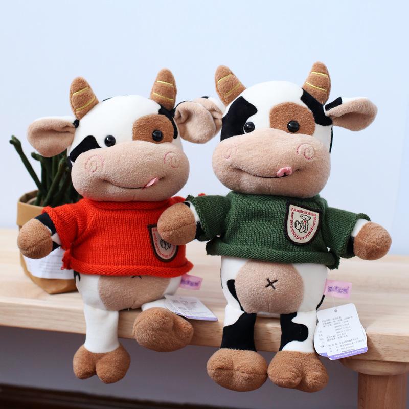 Habi Cow Cute Doll Year of The Ox Plush Toy Gift Cattle Doll