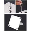 Stainless Steel Napkin Holder Freestanding Paper Napkin Tissue Dispenser for Home Ktchen Countertop Dining Table Napkin X3UC