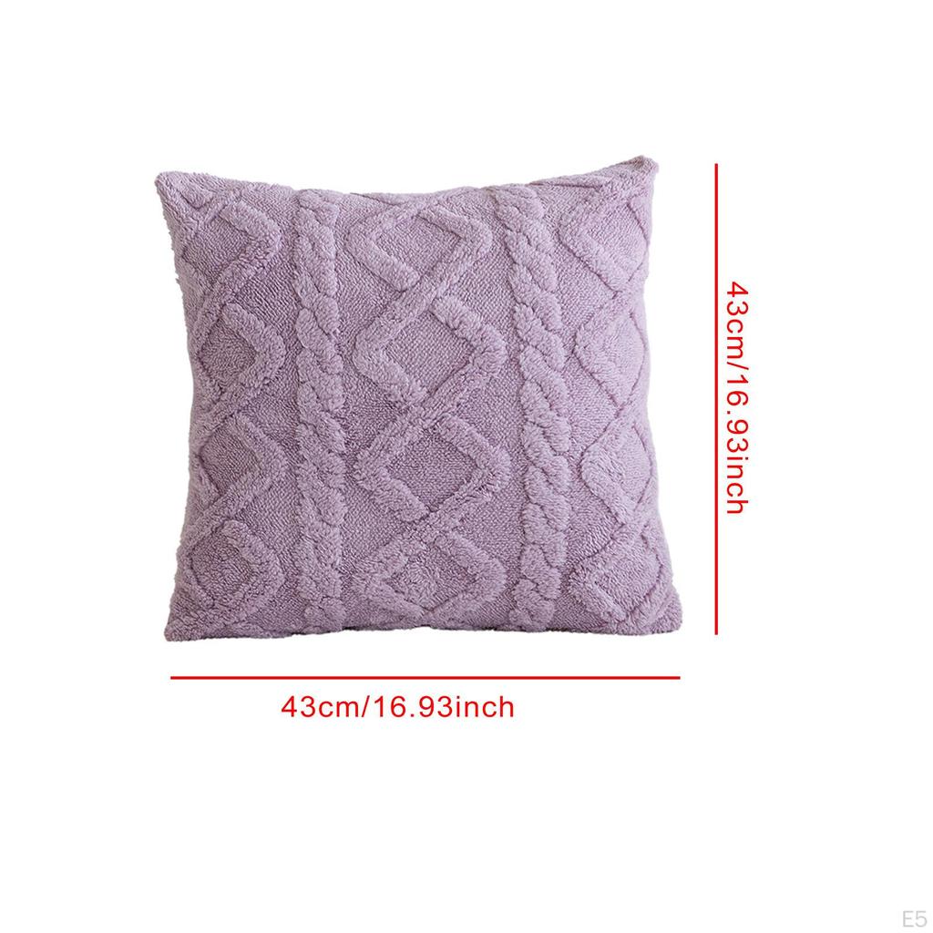 Cushion Cover Case Multifunctional Washable 43x43cm Pillowslip Throw Pillow for Home