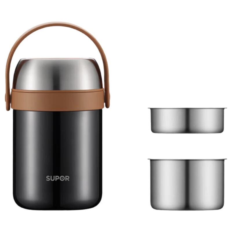 Supor 3-Layer Stainless Steel Vacuum Insulated Lunchbox