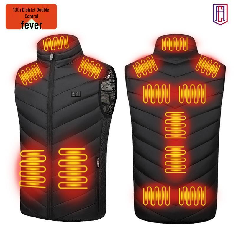 Smart USB Heated Vest: Unisex Winter/Autumn Thermal Wear with Constant Temperature Control
