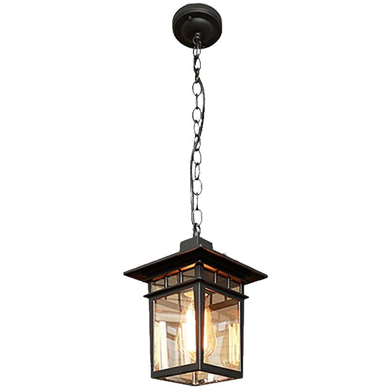 Outdoor Waterproof And Rust-Proof Courtyard Chandelier Corridor Aisle Balcony Chandelier Villa Garden Pavilion Pendent Ligh