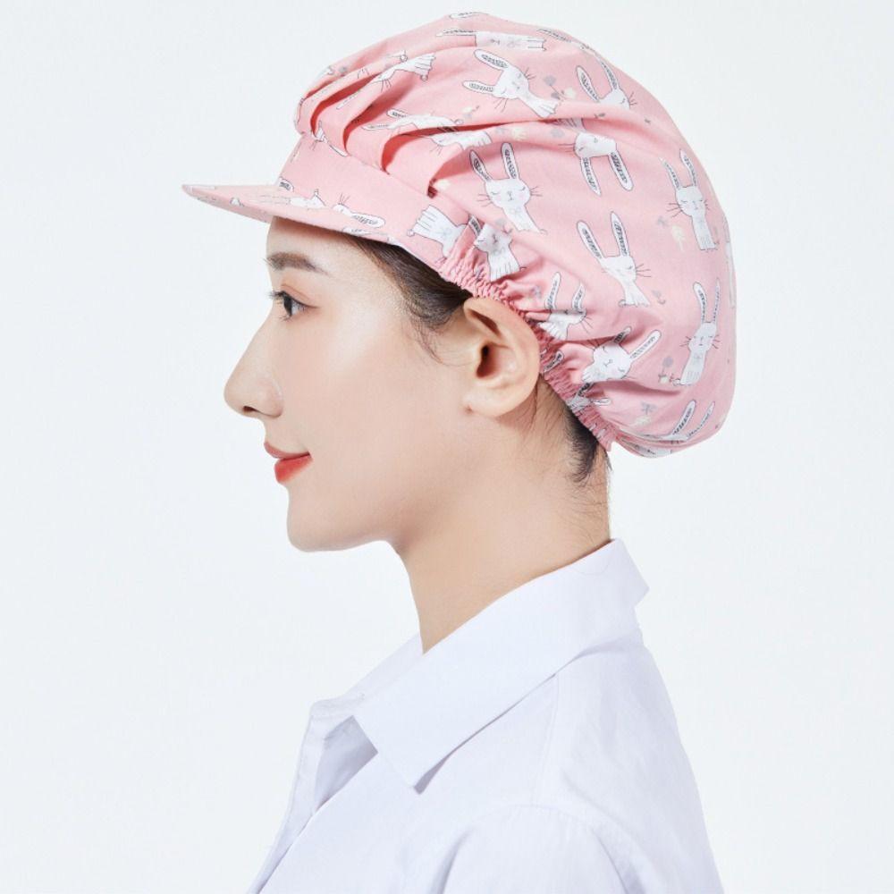 Anti-hair Loss Working Hat Full Cloth Dust Protection Cap Kitchen Casquette Hat  Beauty Salon