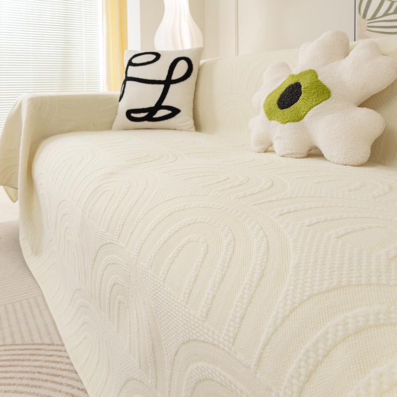 Summer Cool Ice Silk Sofa Towel High-Grade Full Covered Summer Sofa Cover Cloth Non-Slip Sofa Cover Seat Cushion Blanket