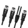 3Pin Splitter Cable Balanced Microphone Splitter 1 Female to 2 Female Y Cable Cord for Microphone Adapter Accessories