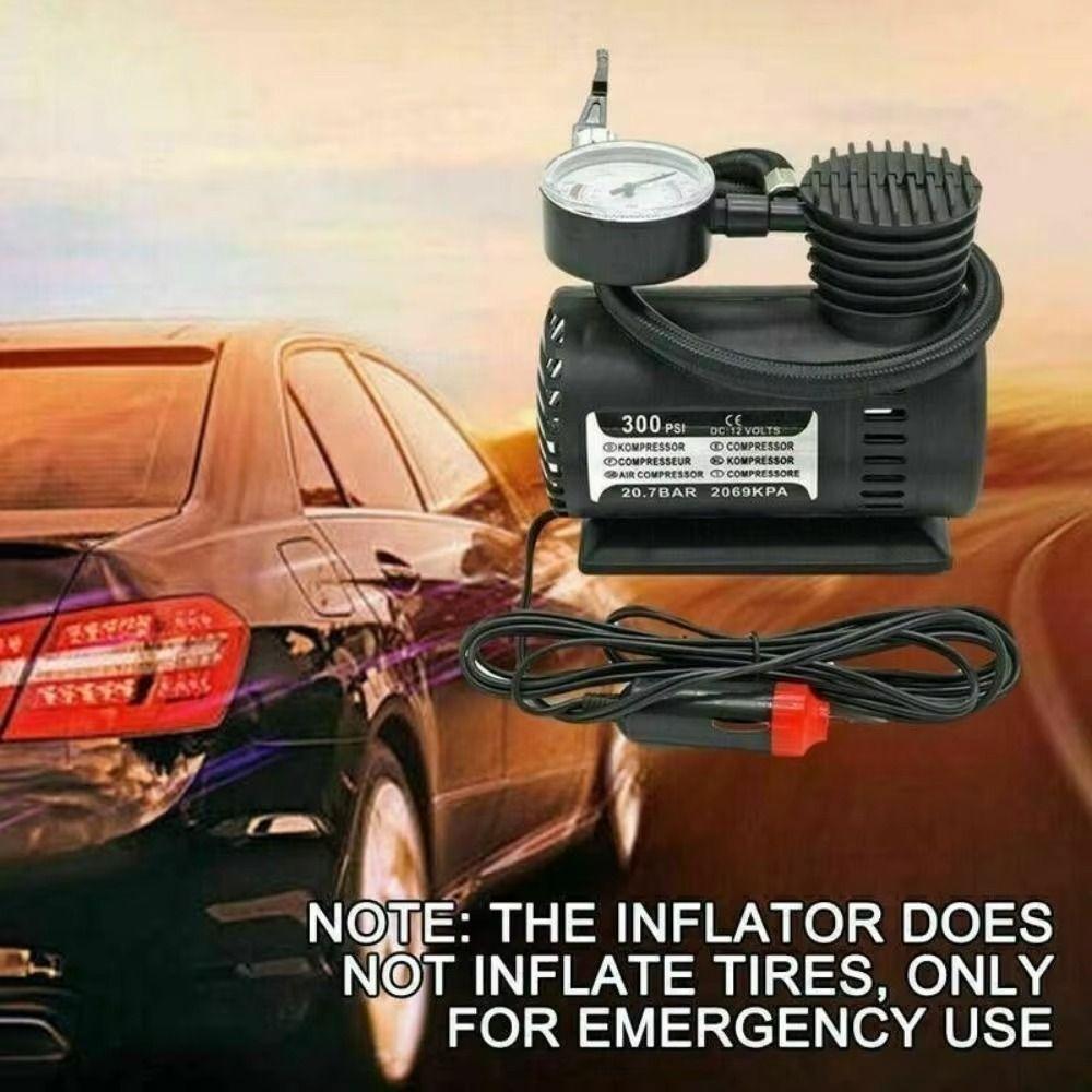 12V Electric Tire Air Inflator Pump Universal Car Tyre Inflator  Bicycle Tires