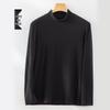 LCsanyp Men's Semi-High Collar Thermal Long Sleeve Top