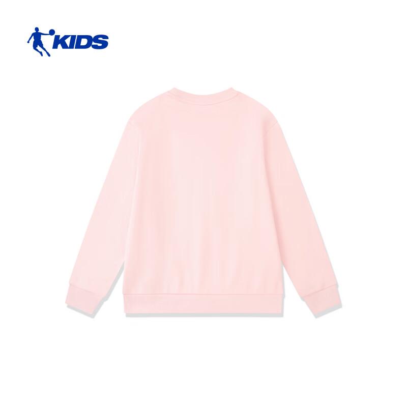 Qiaodan Girls' Fleece-Lined Winter Crewneck Pullover Sweatshirt