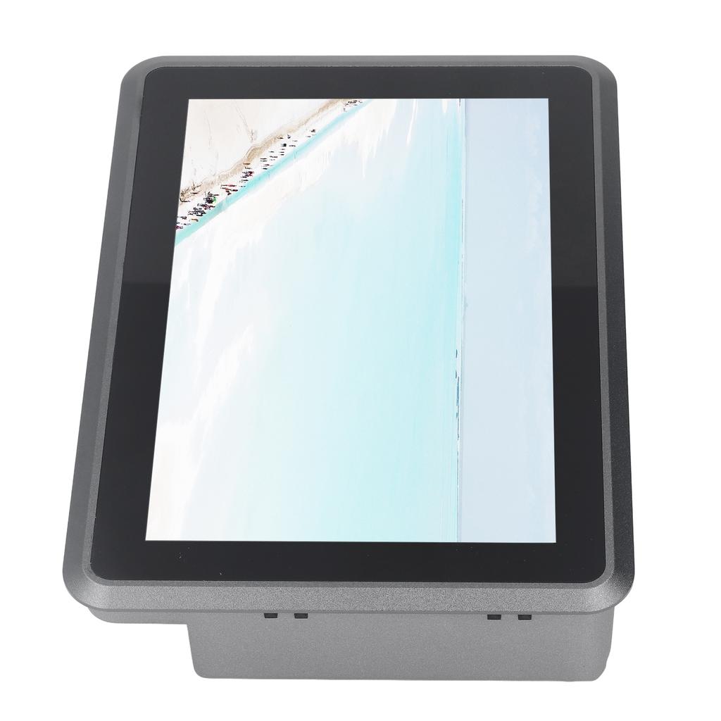 Rugged Touchscreen Tablet 10.1in Display Capacitive Screen Wide Voltage Embedded Industrial PC 100‑240V US Plug
