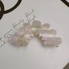 Vintage Large Acetate Petal Hair Claw Clip for Women - Elegant Shark Clip Hair Accessory