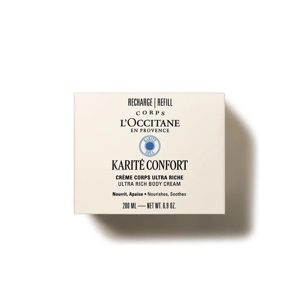 Shea Butter Ultra Rich Body Cream Refill 200ml (Carité Confort)